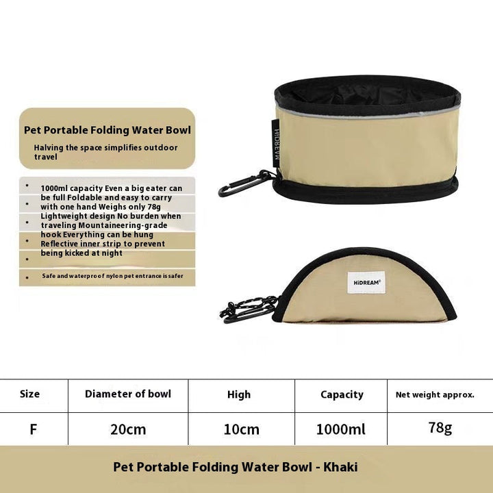 Make Traveling Fun and Easy with Our Folding Bowl for Pets!