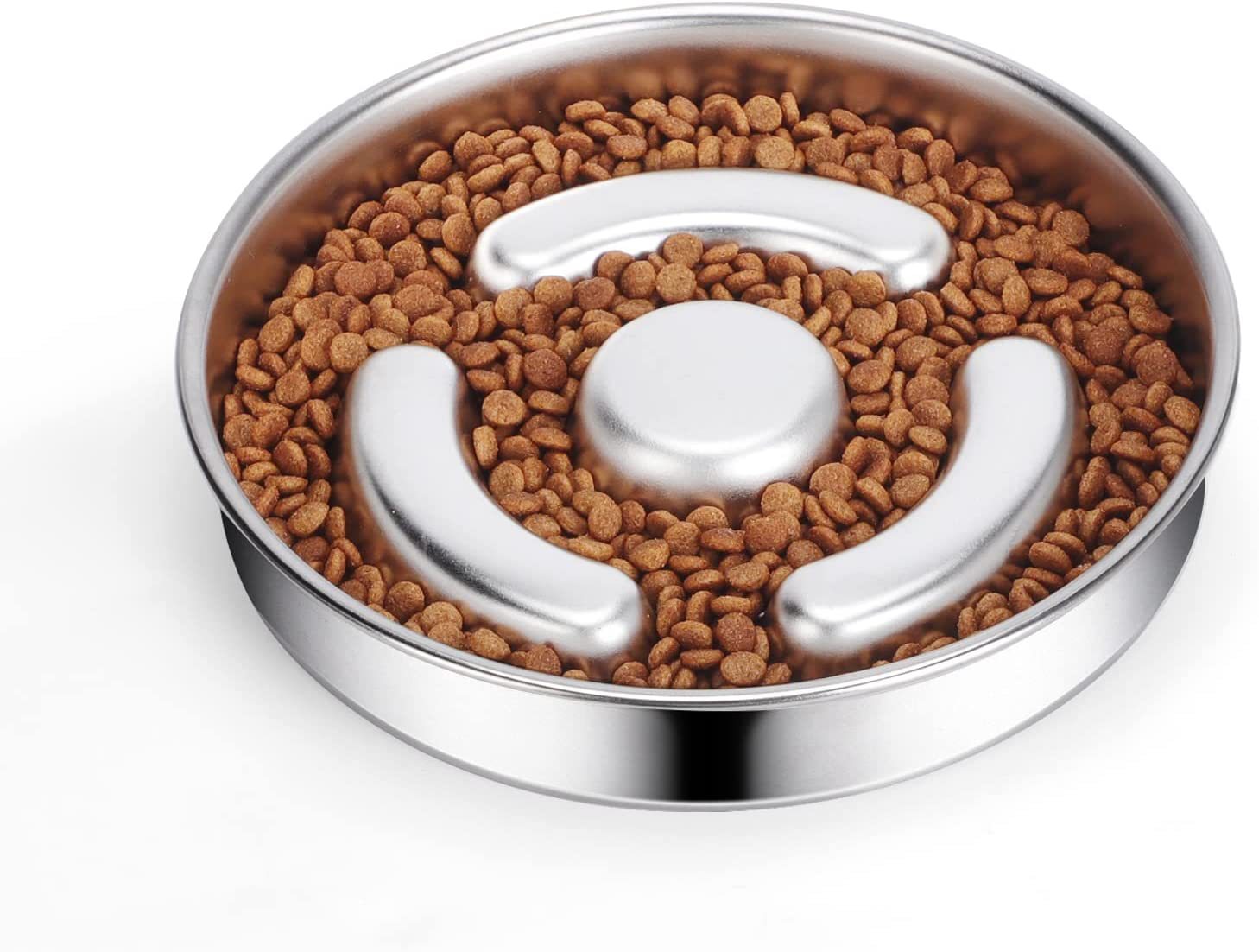 Transform Your Pet's Mealtime with Our Stainless Steel Slow Feeding Bowl