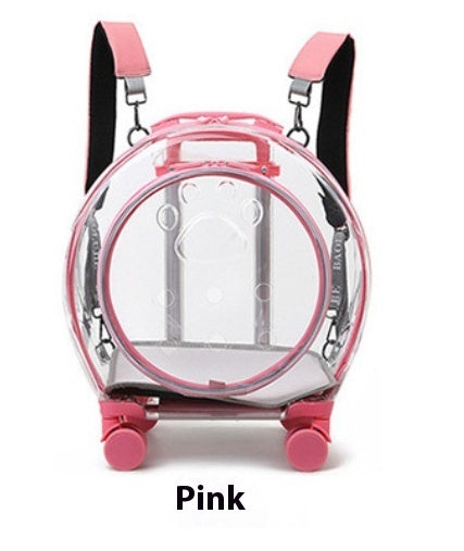 Pet Trolley Bag Portable Out Transparent