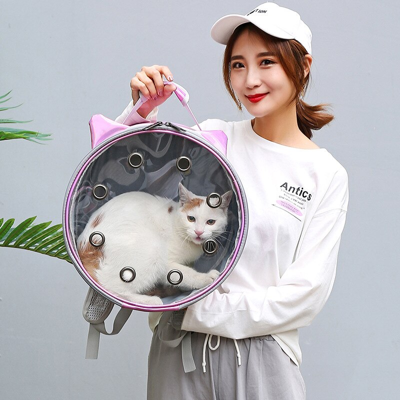 Transparent Pet Bag Go Out Portable