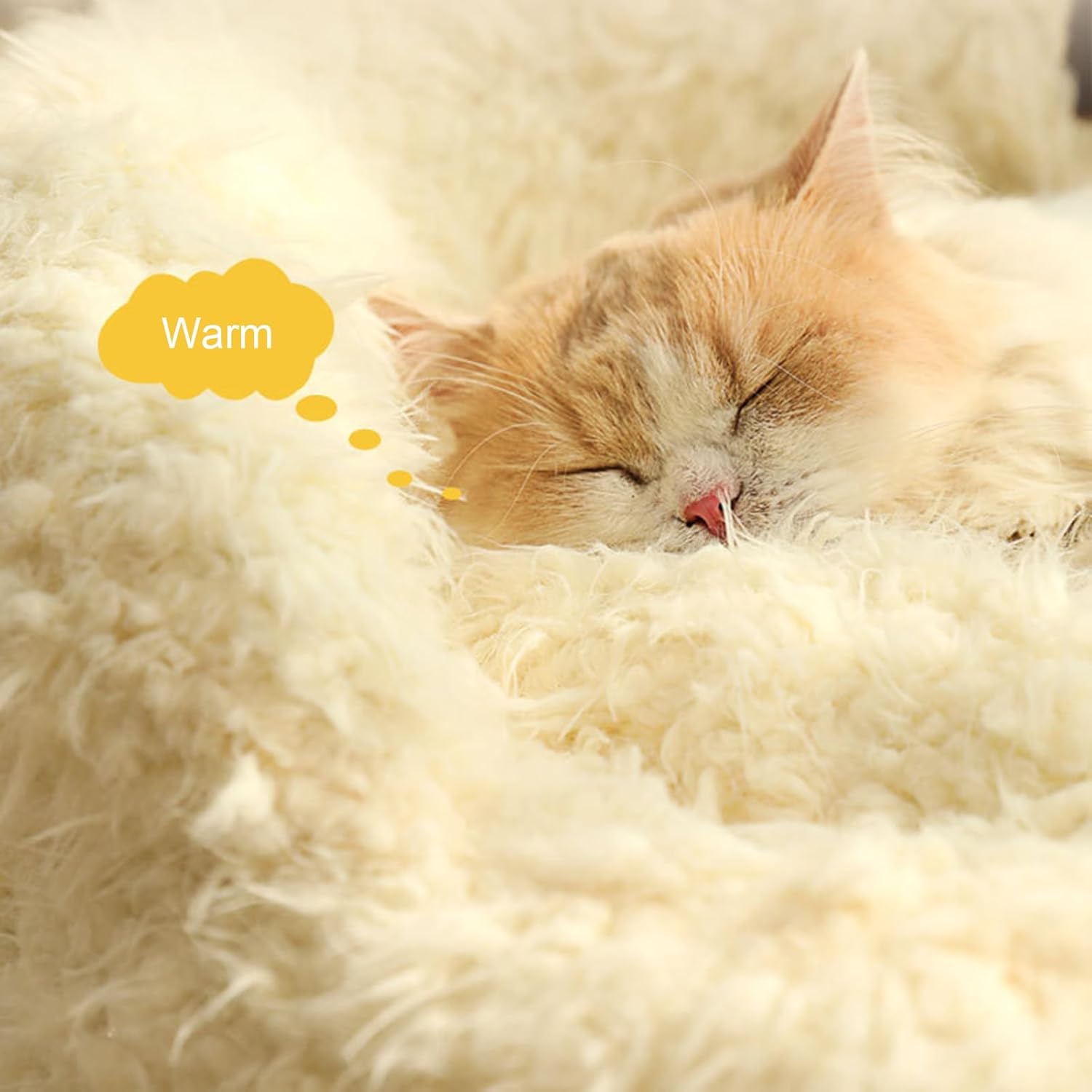 Cut Alpaca Pet Bed For Cats