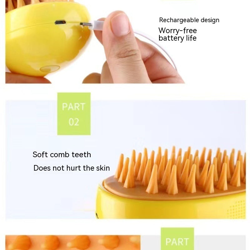 3 In 1 Cat Steam Brush Steamy Brush