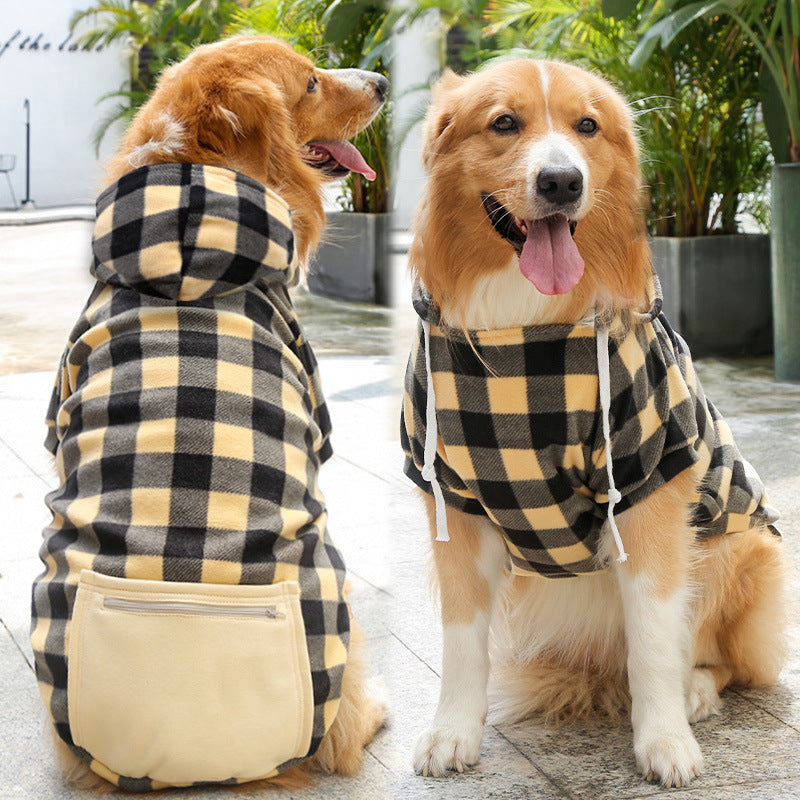 Dog Simple Zipper Pocket Sweater