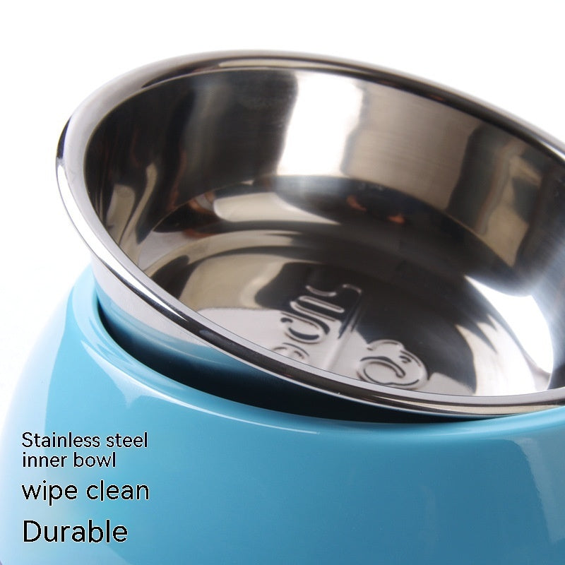 Stainless Steel Bowl Melamine Pet Tableware
