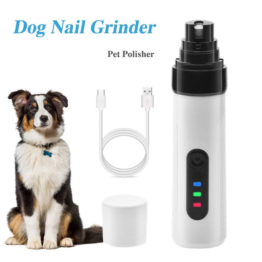 Electric Dog Nail Clippers Grinders USB Charging