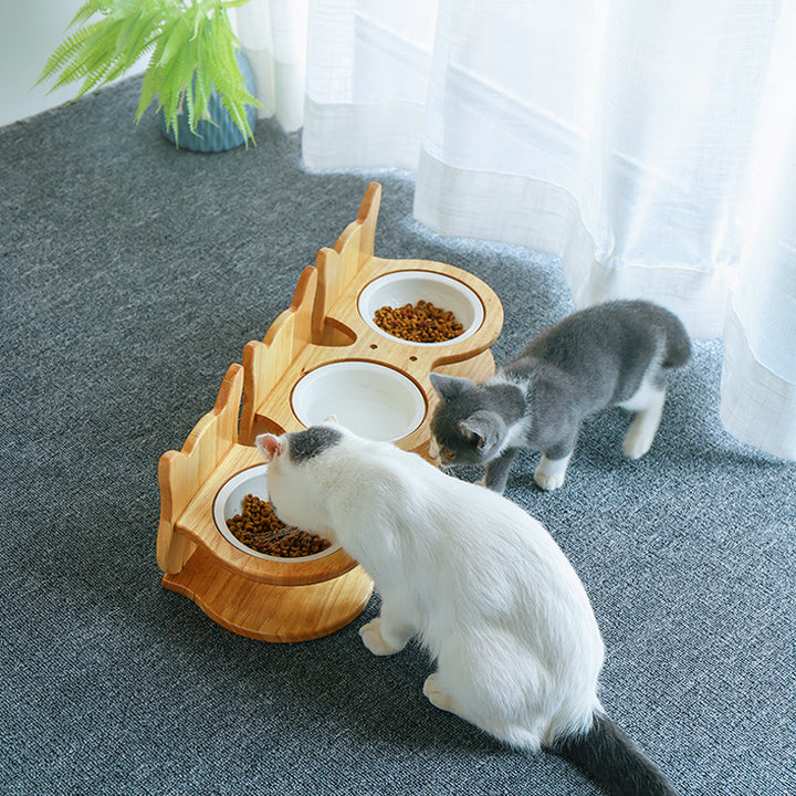 Meow Fairy Ceramic Cat Bowl