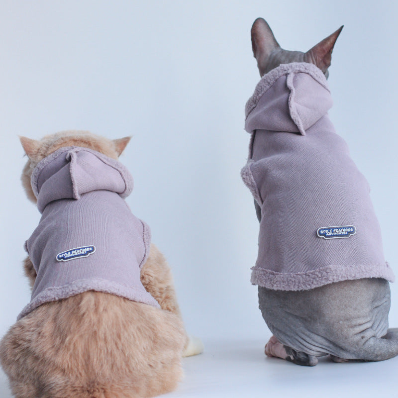 Thickened Warm Hooded Sweater
