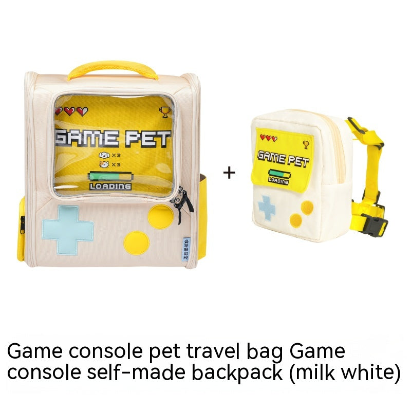 Game Console Retro Style Pet Cat Bag