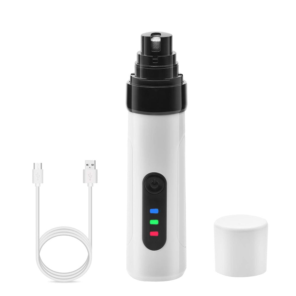 Electric Dog Nail Clippers Grinders USB Charging