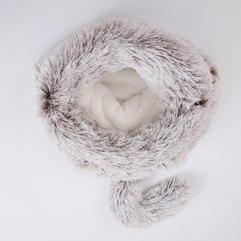 Plush Round Cat Sleeping Bag