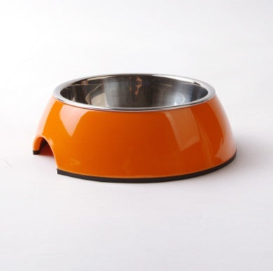 Stainless Steel Bowl Melamine Pet Tableware