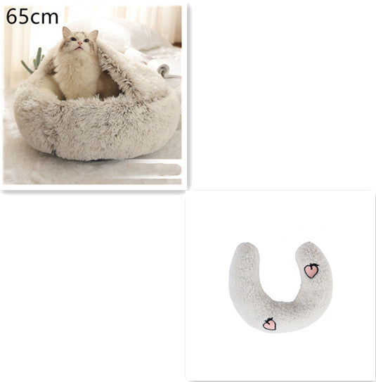 2 In 1 Cat Bed Pet Winter Bed
