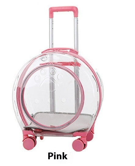 Pet Trolley Bag Portable Out Transparent