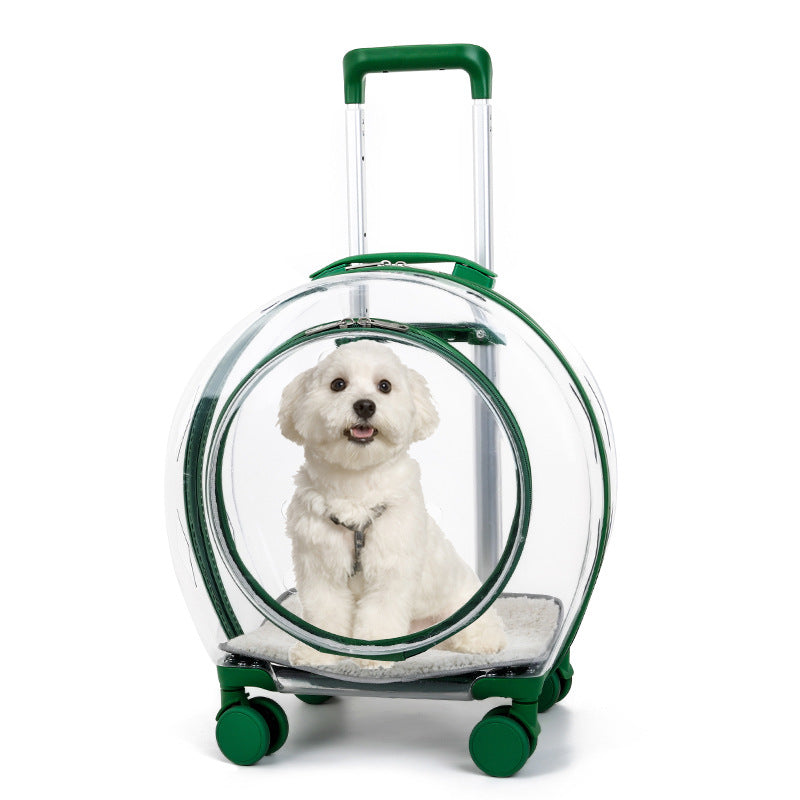 Pet Trolley Bag Portable Out Transparent