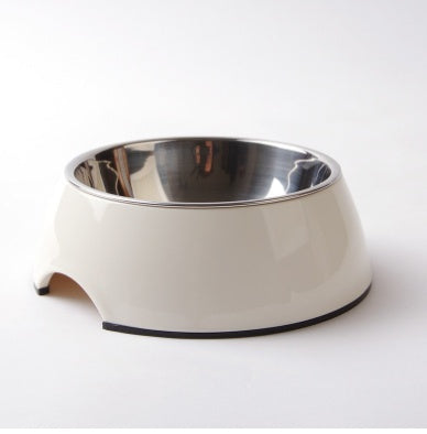 Stainless Steel Bowl Melamine Pet Tableware