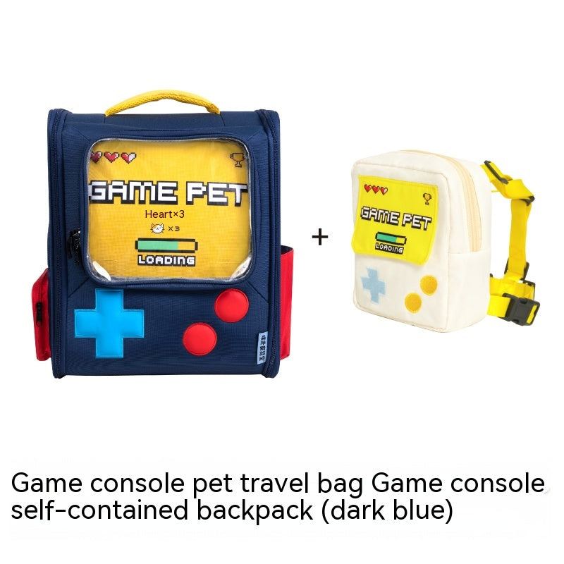 Game Console Retro Style Pet Cat Bag