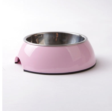 Stainless Steel Bowl Melamine Pet Tableware