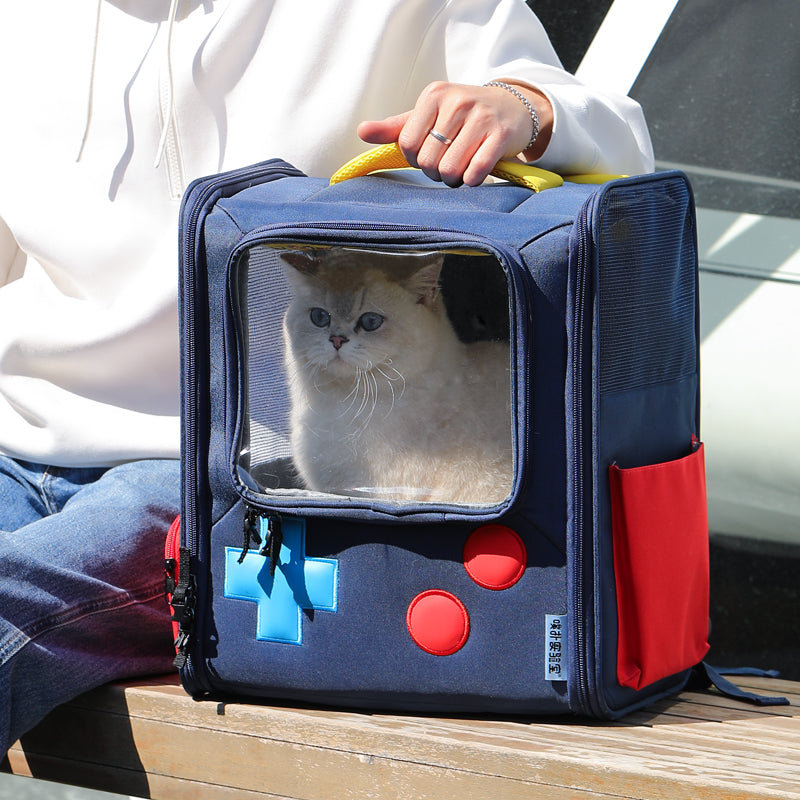 Game Console Retro Style Pet Cat Bag