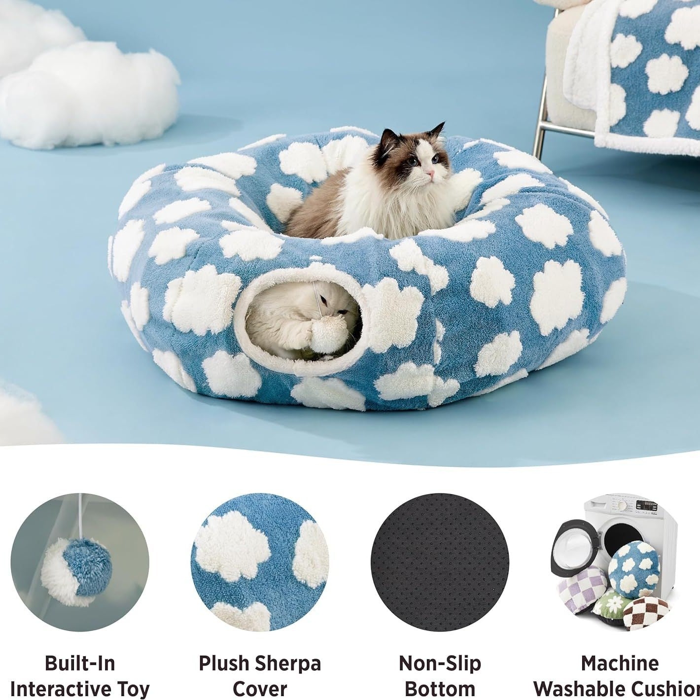 Foldable Cat Tunnel Cat Nest