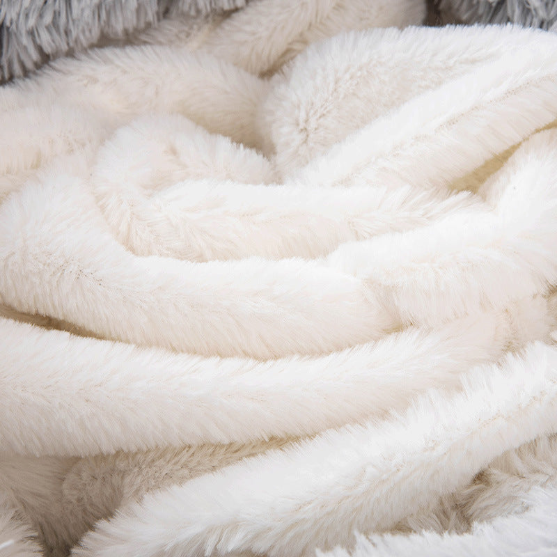 Plush Round Cat Sleeping Bag