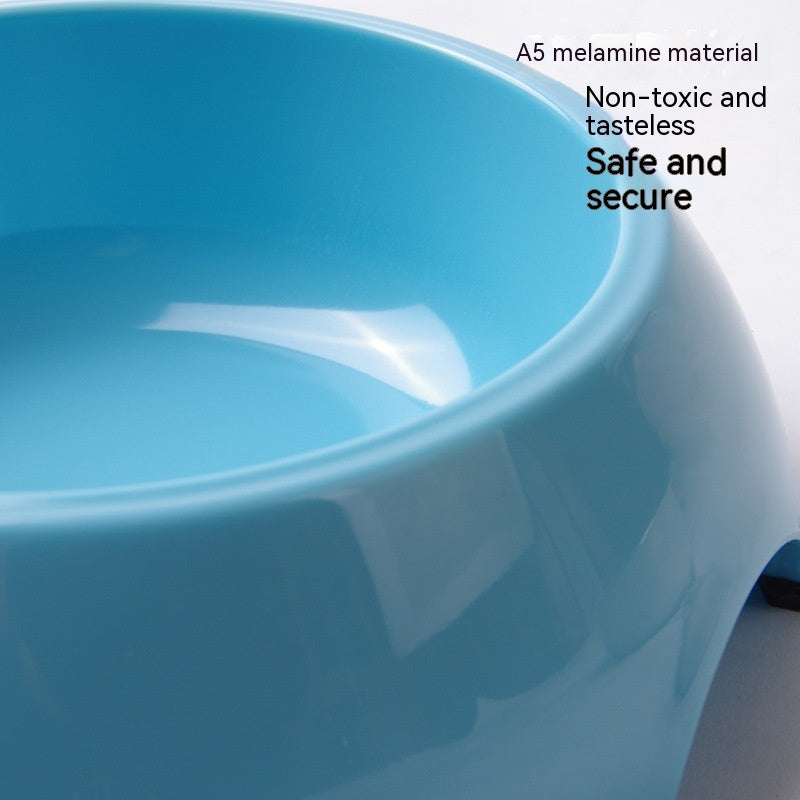 Stainless Steel Bowl Melamine Pet Tableware