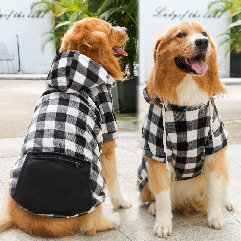 Dog Simple Zipper Pocket Sweater