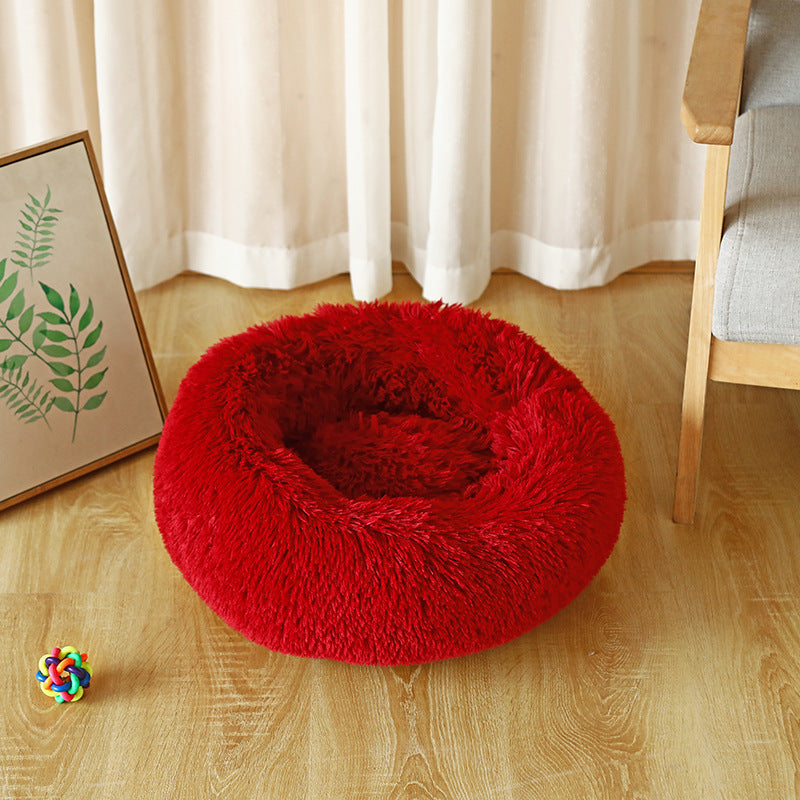 Pet Kennel Plush Long Wool