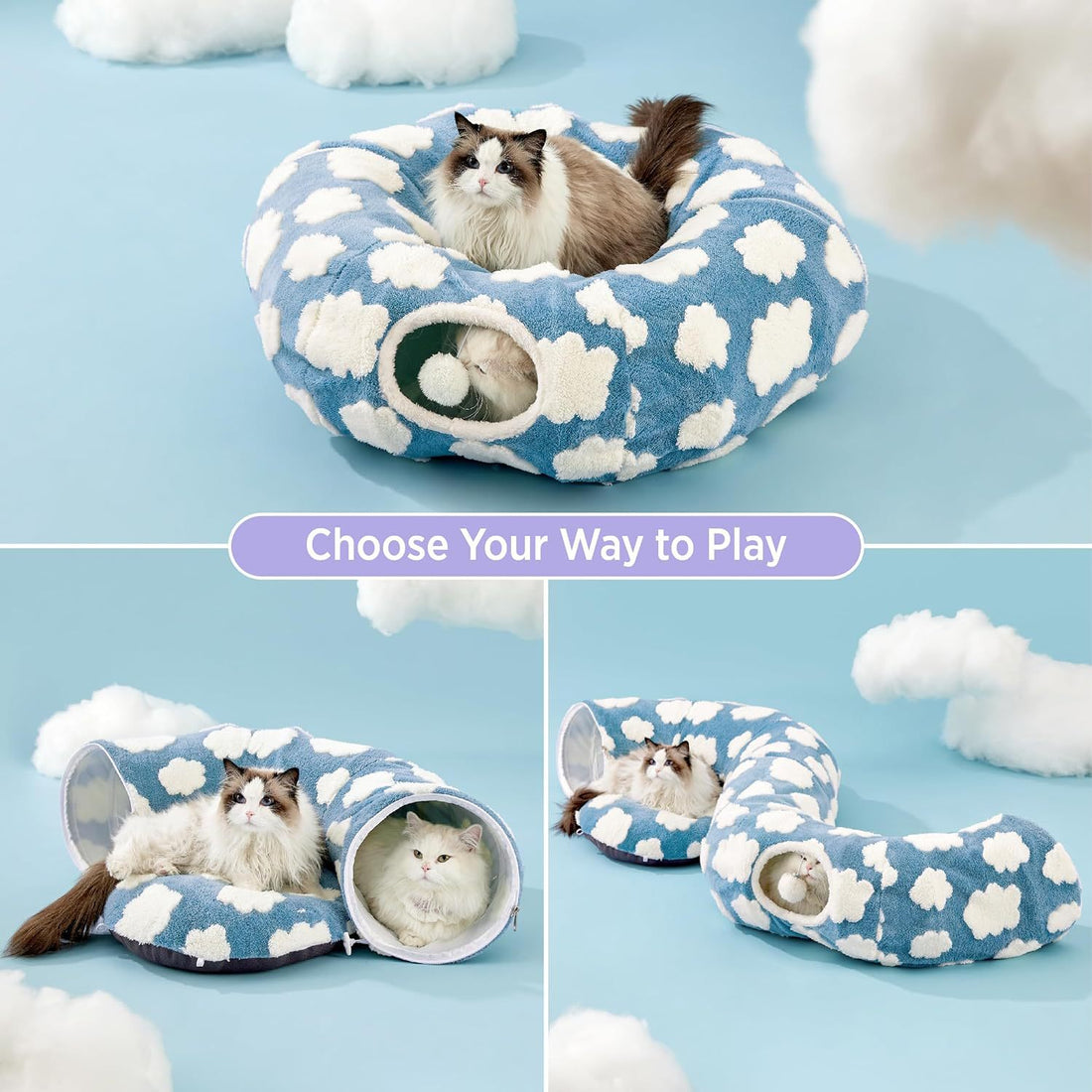 Foldable Cat Tunnel Cat Nest