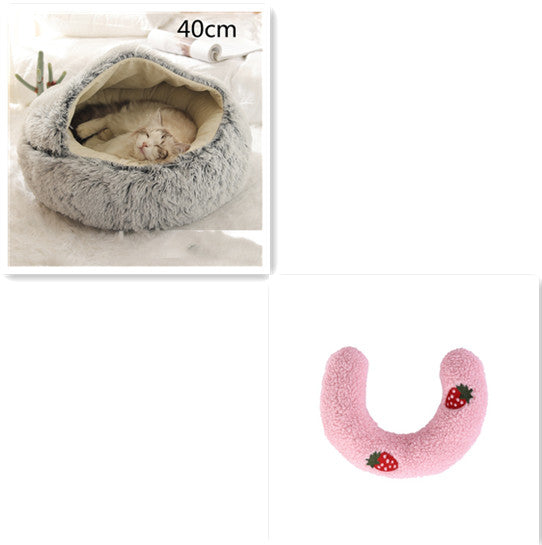 2 In 1 Cat Bed Pet Winter Bed