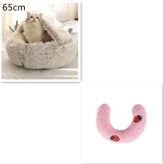 2 In 1 Cat Bed Pet Winter Bed