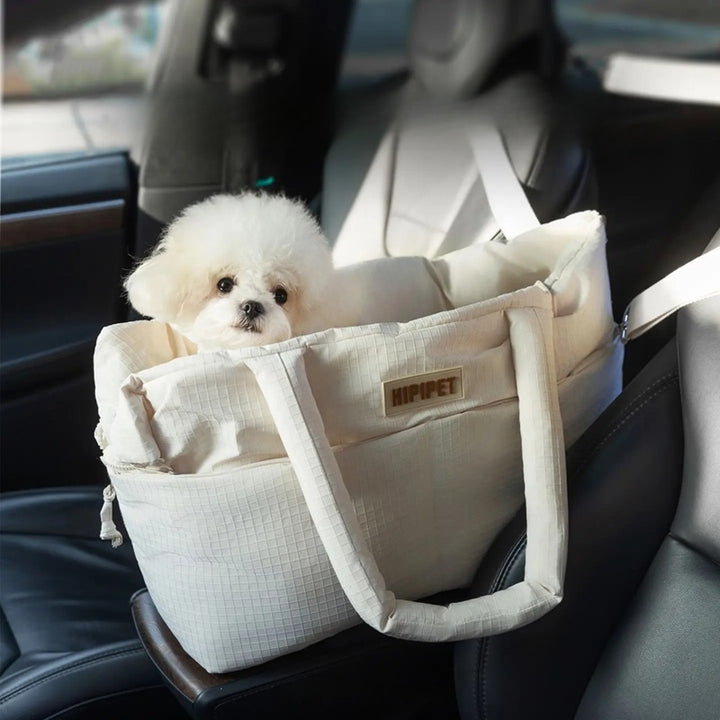 Dog Car Seat Pet Carrier With Adjustable