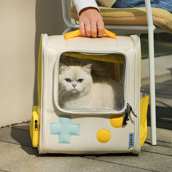 Game Console Retro Style Pet Cat Bag