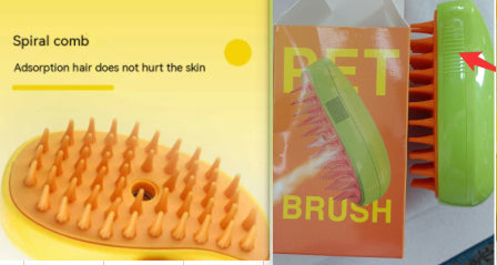 3 In 1 Cat Steam Brush Steamy Brush