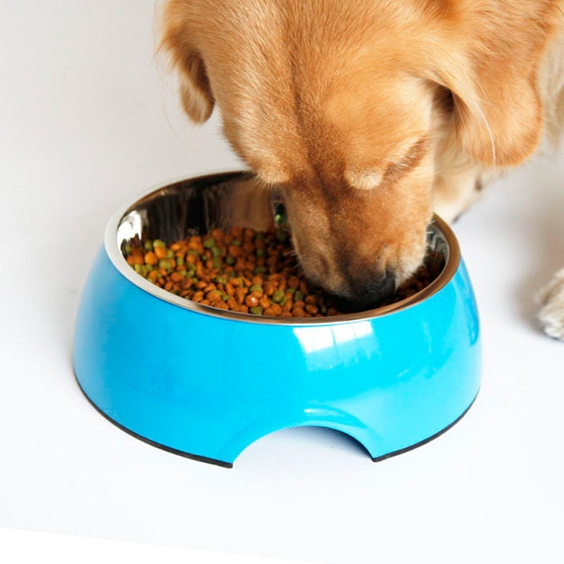 Stainless Steel Bowl Melamine Pet Tableware
